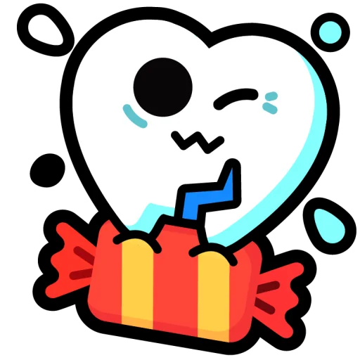 🦷 Стикер «Крутые бравл спреи» для Telegram