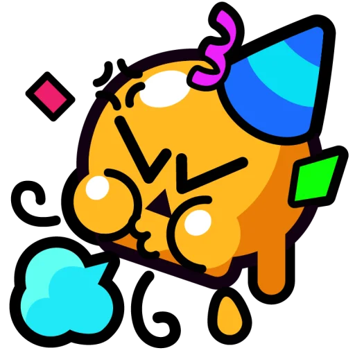 🎉 Стикер «Крутые бравл спреи» для Telegram