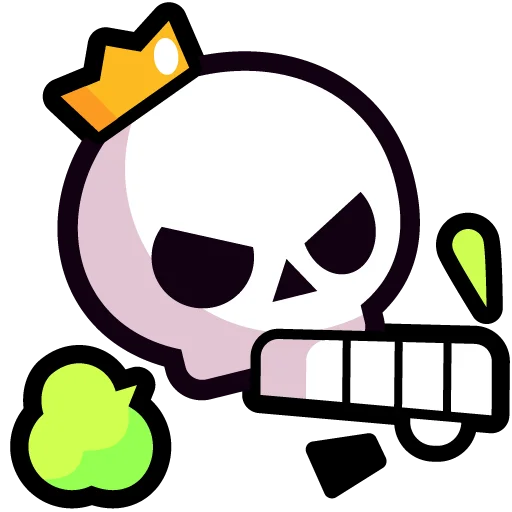 💀 Стикер «Крутые бравл спреи» для Telegram