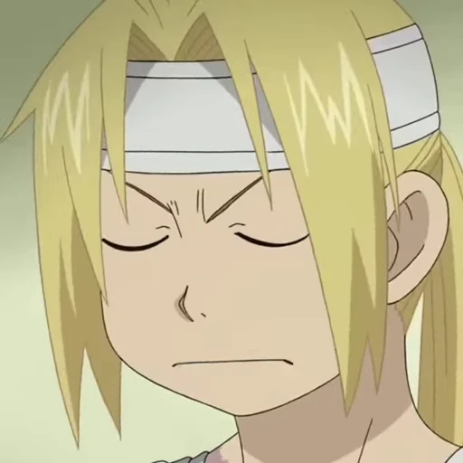 😕 Стикер «Edward Elric» для Telegram