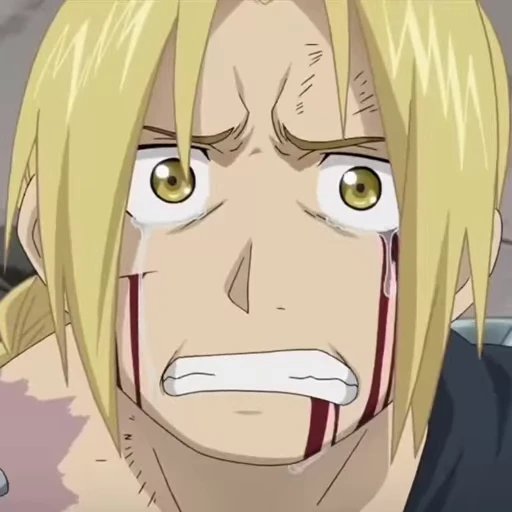 😭 Стикер «Edward Elric» для Telegram