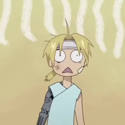 😓 Стикер «Edward Elric» для Telegram
