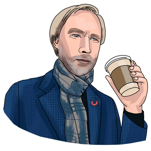 👍 Стикер «Top Forbes» для Telegram