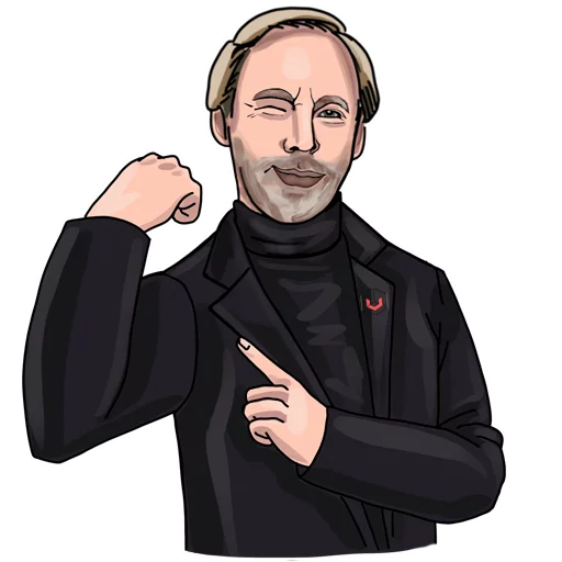 💪 Стикер «Top Forbes» для Telegram
