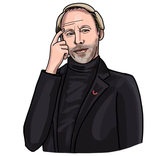 😋 Стикер «Top Forbes» для Telegram