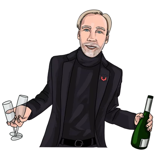 🎉 Стикер «Top Forbes» для Telegram