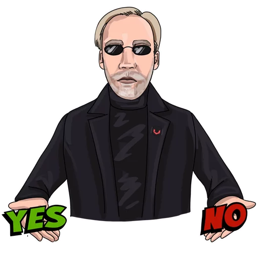 😐 Стикер «Top Forbes» для Telegram