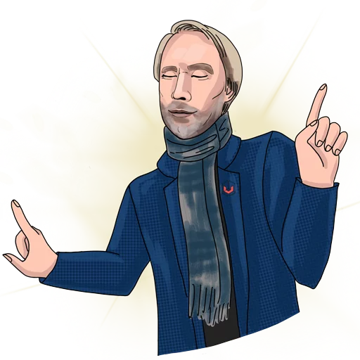 😜 Стикер «Top Forbes» для Telegram