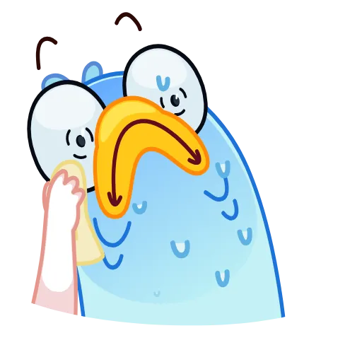 😳 Стикер «Утконос Топи» для Telegram