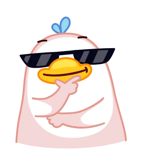 😎 Стикер «Утконос Топи» для Telegram