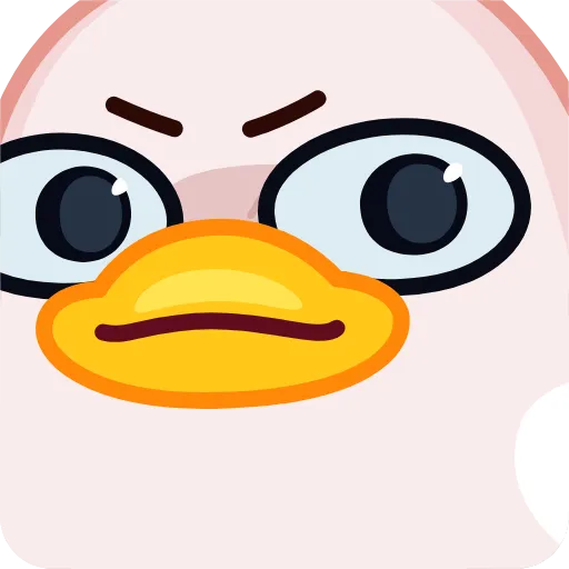 😈 Стикер «Утконос Топи» для Telegram
