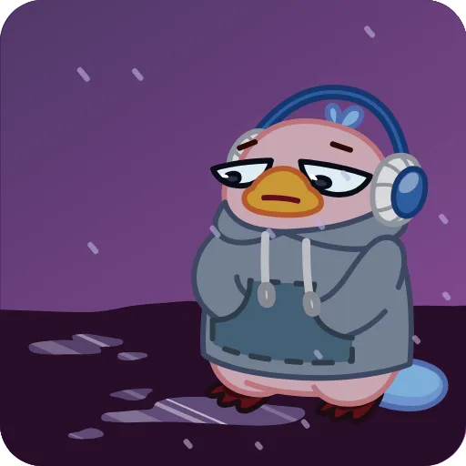 😭 Стикер «Утконос Топи» для Telegram