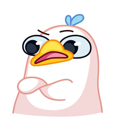 🙅‍♂ Стикер «Утконос Топи» для Telegram