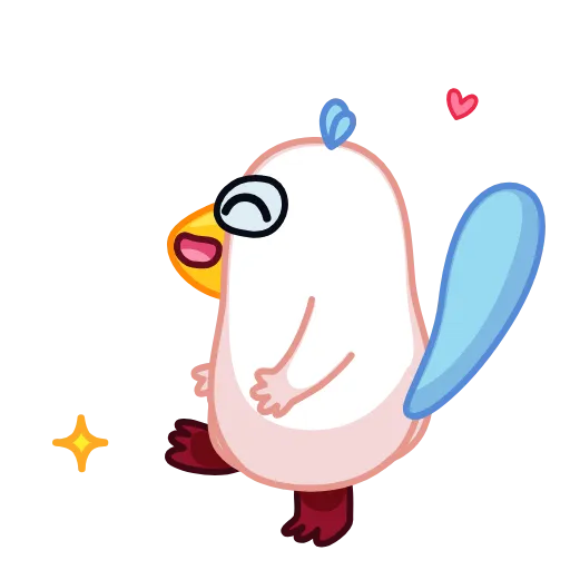 ☺️ Стикер «Утконос Топи» для Telegram