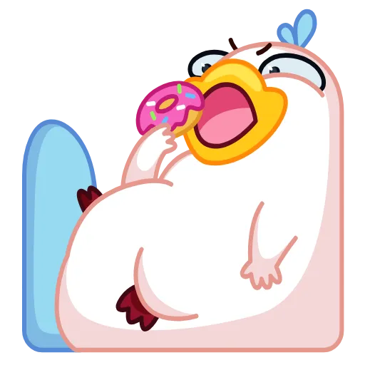 🍩 Стикер «Утконос Топи» для Telegram