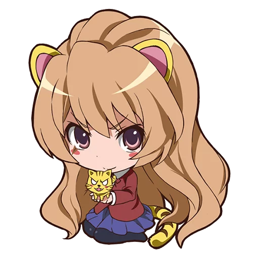 😏 Стикер «Toradora chibi» для Telegram