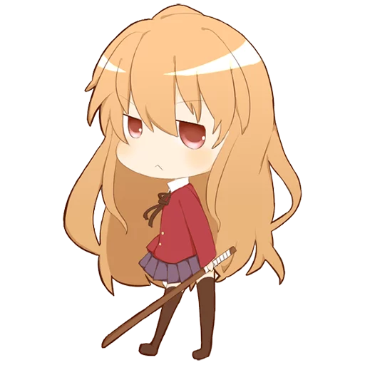 😒 Стикер «Toradora chibi» для Telegram