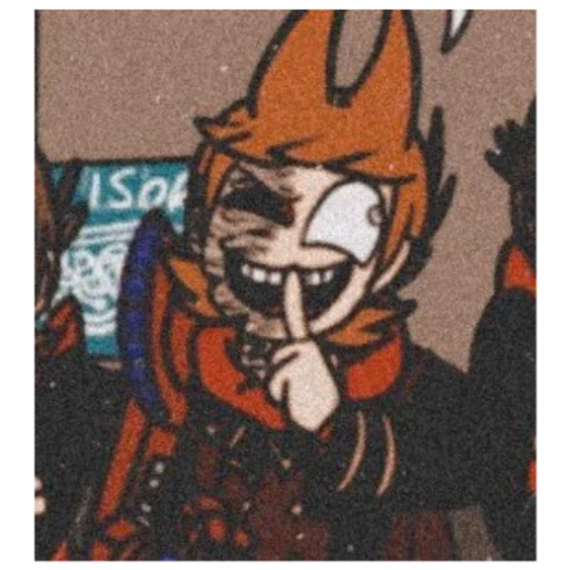 😈 Стикер «Tord red leder» для Telegram