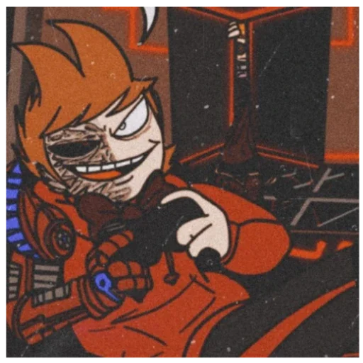 😈 Стикер «Tord red leder» для Telegram