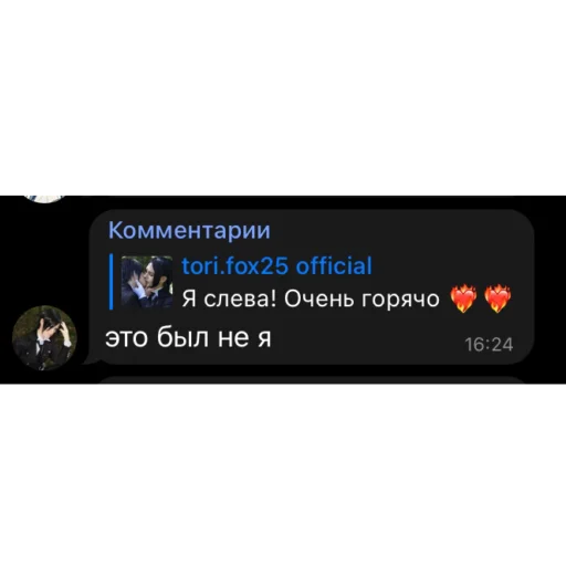 😨 Стикер «тори фокс и ледь» для Telegram