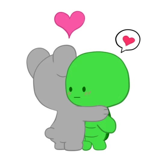 🤗 Стикер «Черепашка и Коала» для Telegram