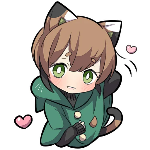 ☺️ Стикер «Черепаховый котенок» для Telegram