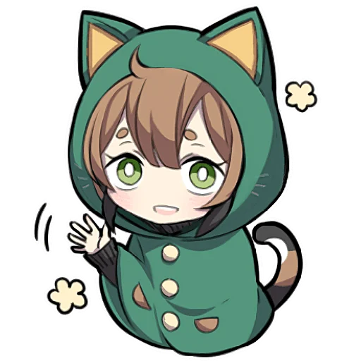 👋 Стикер «Черепаховый котенок» для Telegram