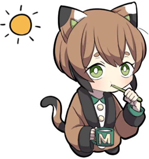 Стикерпак Tortoiseshell Kitten для Telegram