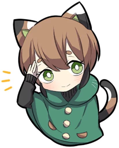 👌 Стикер «Tortoiseshell Kitten» для Telegram