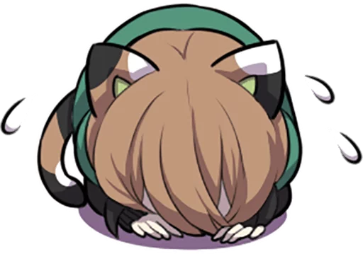 🙇 Стикер «Tortoiseshell Kitten» для Telegram