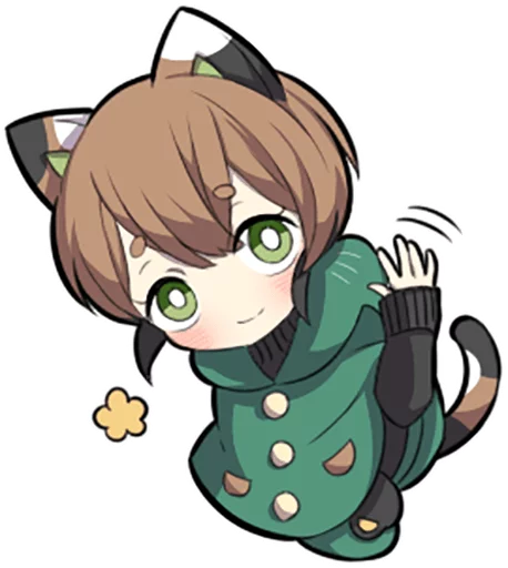 👋 Стикер «Tortoiseshell Kitten» для Telegram