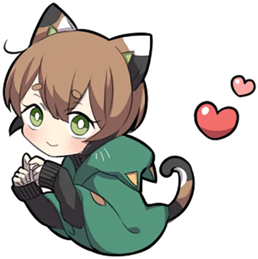 💕 Стикер «Tortoiseshell Kitten» для Telegram