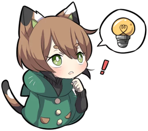 💡 Стикер «Tortoiseshell Kitten» для Telegram