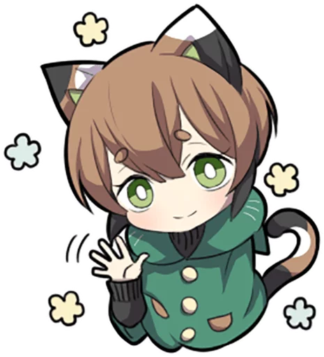 👋 Стикер «Tortoiseshell Kitten» для Telegram