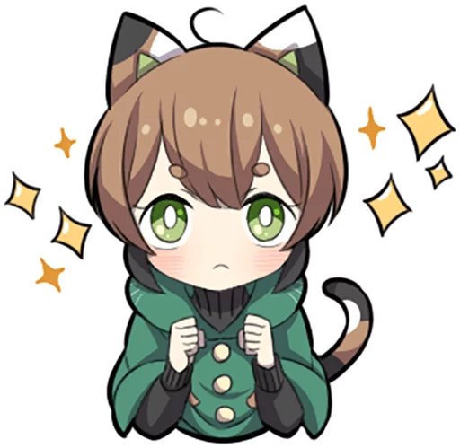 ✨ Стикер «Tortoiseshell Kitten» для Telegram