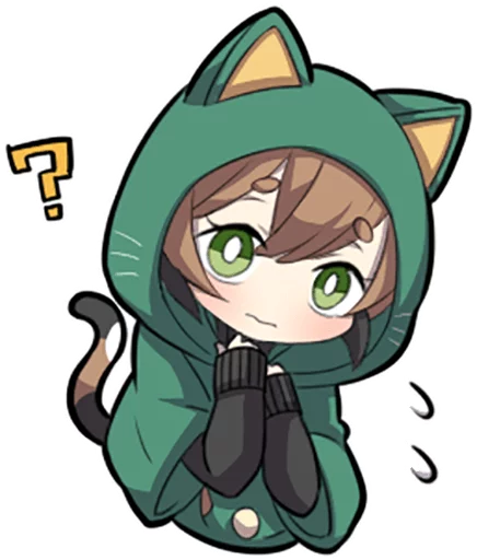 ❓ Стикер «Tortoiseshell Kitten» для Telegram