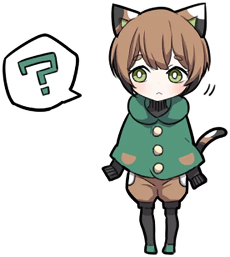 ❓ Стикер «Tortoiseshell Kitten» для Telegram