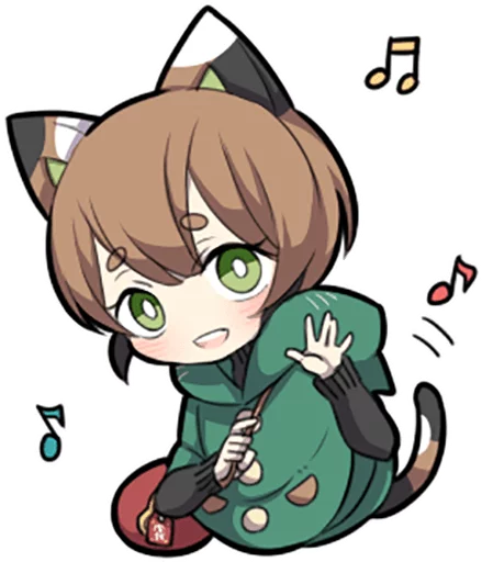 👋 Стикер «Tortoiseshell Kitten» для Telegram