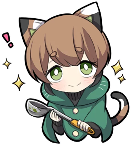 🍴 Стикер «Tortoiseshell Kitten» для Telegram