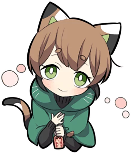 😌 Стикер «Tortoiseshell Kitten» для Telegram