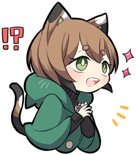 ⁉ Стикер «Tortoiseshell Kitten» для Telegram