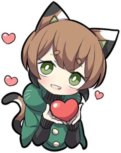 💚 Стикер «Tortoiseshell Kitten» для Telegram