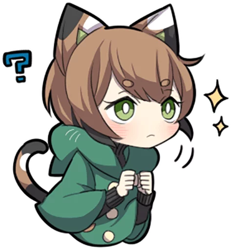 ❓ Стикер «Tortoiseshell Kitten» для Telegram