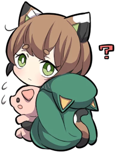 ❓ Стикер «Tortoiseshell Kitten» для Telegram