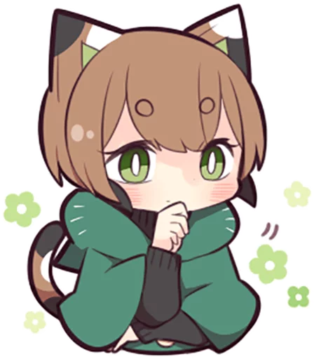 🤔 Стикер «Tortoiseshell Kitten (3)» для Telegram