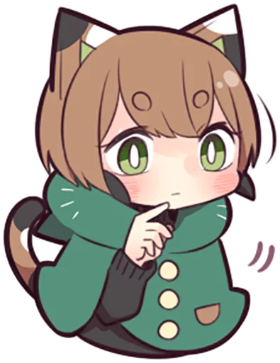 🤔 Стикер «Tortoiseshell Kitten (3)» для Telegram