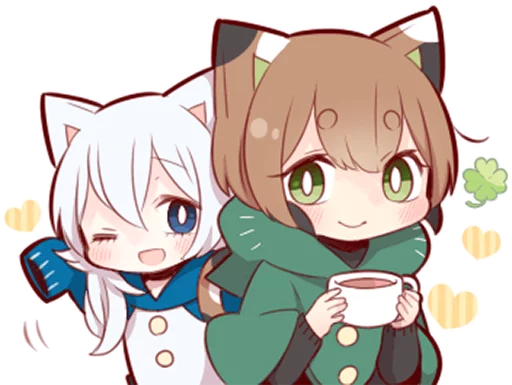 ☕️ Стикер «Tortoiseshell Kitten (3)» для Telegram