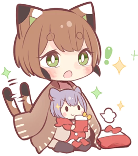 ❕ Стикер «Tortoiseshell Kitten (3)» для Telegram