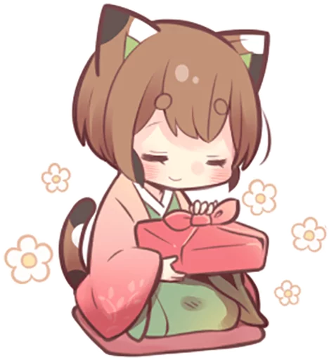 🍱 Стикер «Tortoiseshell Kitten (3)» для Telegram