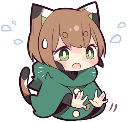 😥 Стикер «Tortoiseshell Kitten (3)» для Telegram